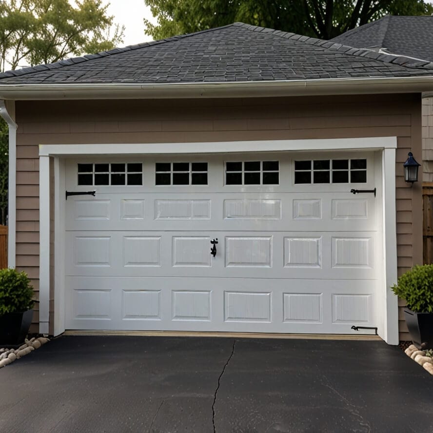 single car new garage door